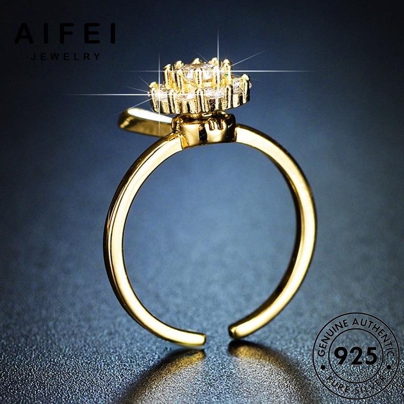 AIFEI JEWELRY 925 thời nhẫn thật sức kiện nữ trang hàn thương cương thỏ bản vàng kim nguyên bạc moissanite phụ dễ quốc R445