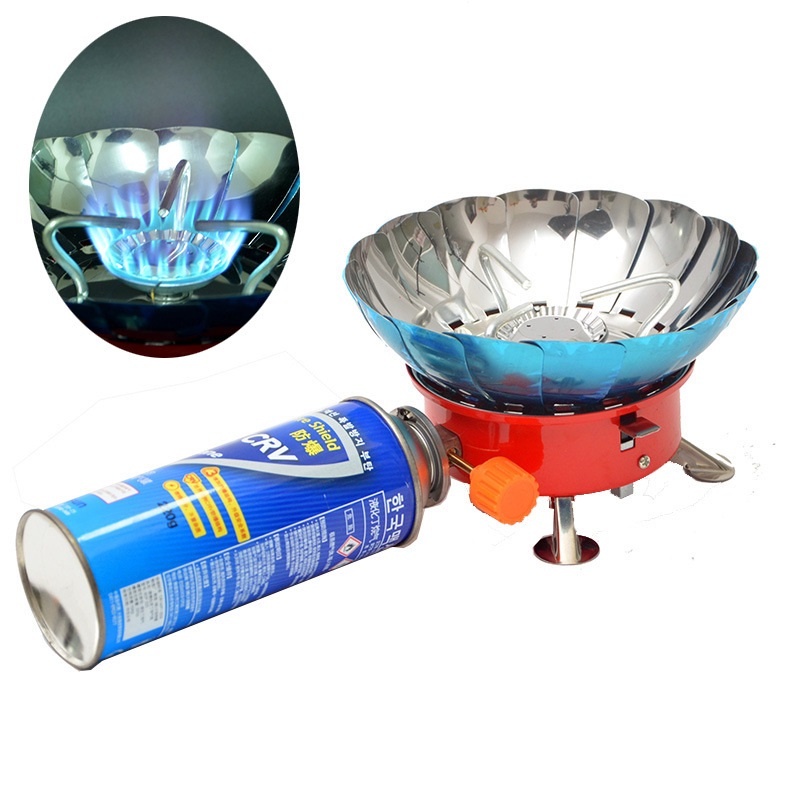 Bếp ga mini du lịch có chắn gió