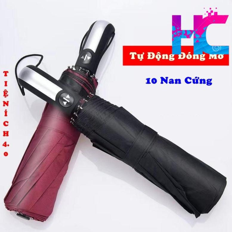 Ô dù Tự Động Gấp Gọn Đóng Mở 2 Chiều, 10 Nan siêu cứng - hang_chuan