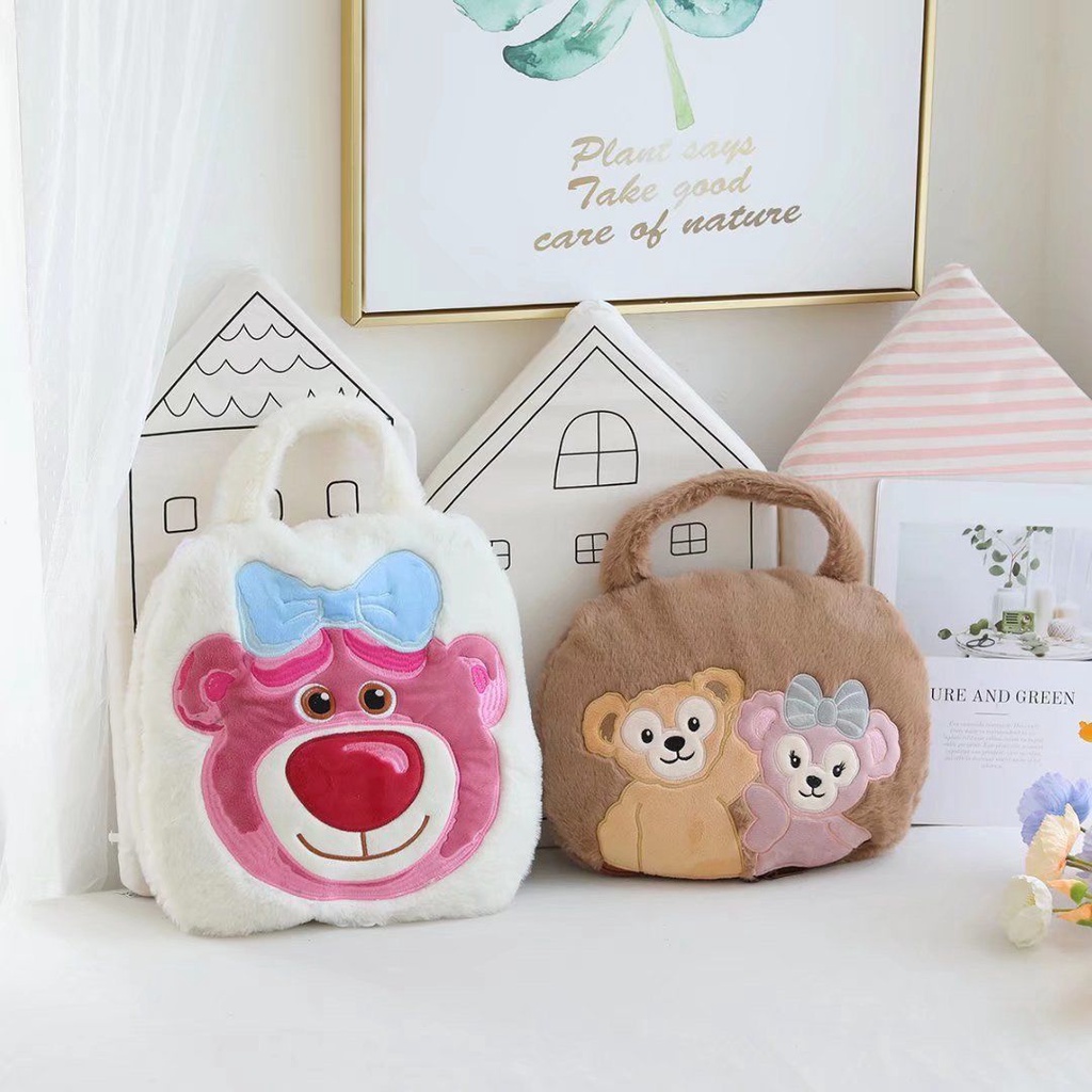 Gối Và Chăn Điều Hòa Không Khí Hình Gấu / Dâu Tây Dễ Thương Cho Cặp Đôi Trong Lớp Học