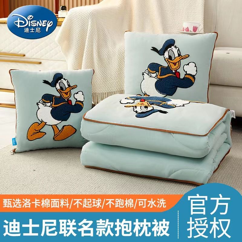 Bộ Chăn Gối Đa Năng Hai Trong Một in Hình Disney Dễ Thương Dùng Trong Văn Phòng / Xe Hơi