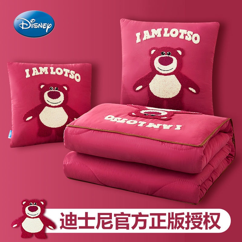 Bộ Chăn Gối Đa Năng Hai Trong Một in Hình Disney Dễ Thương Dùng Trong Văn Phòng / Xe Hơi