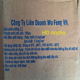 Van xoay đồng Wufeng 27 (2 đầu ren trong)