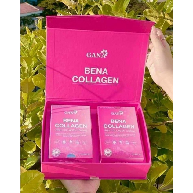 Bena Collagen Gana chính hãng tăng cường sản xuất collagen giúp trẻ hóa da, giảm vết nhăn, tăng độ đàn hồi cho da