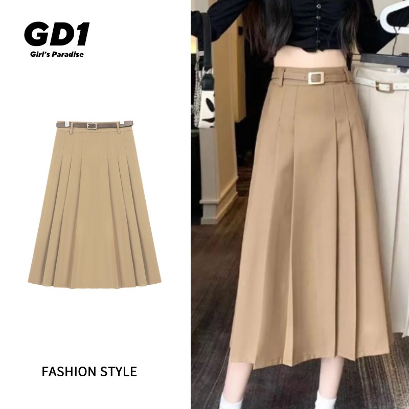 Chân váy Chân Váy Bò váy nữ Chân Váy Chữ A set váy 2023 New Style MA1002