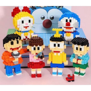 Mô hình Đồ chơi Lắp ráp DOREMON,Doremi,NOBITA,Shizuka,Jaian,Suneo.Bộ đồ chơi lắp ráp Doremon và những người bạn.