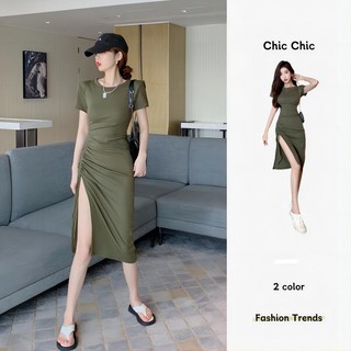Chic váy nữ Đầm Body Cho thời váy trang hàng cao cấp tính cách 2023NEW MAY0906