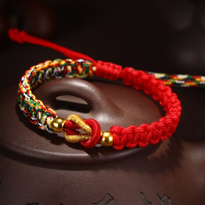 Vòng Đeo Tay Mo Xiangli Tây Tạng Đan Tay Phong Cách retro Tây Tạng Cho Cặp Đôi