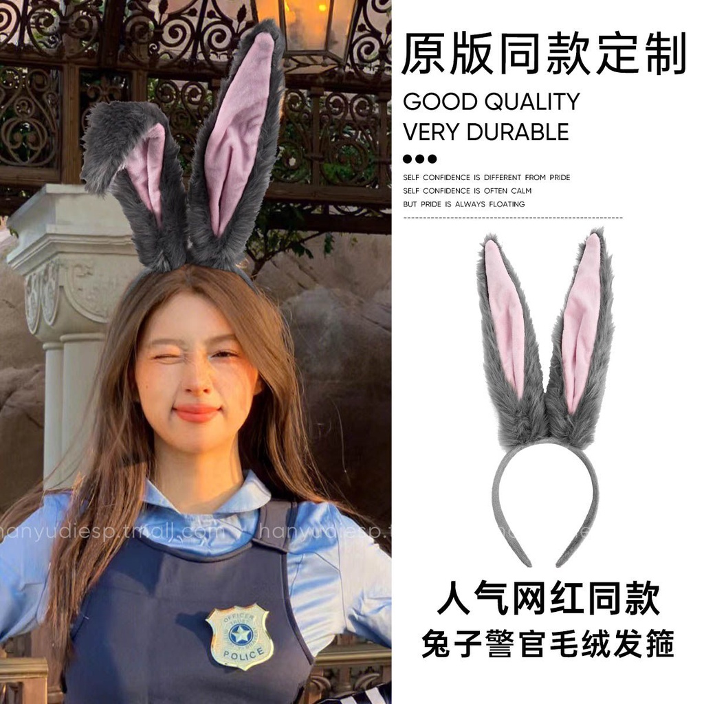 Băng Đô Tai Thỏ Judy Chụp Ảnh Giáng Sinh Dễ Thương