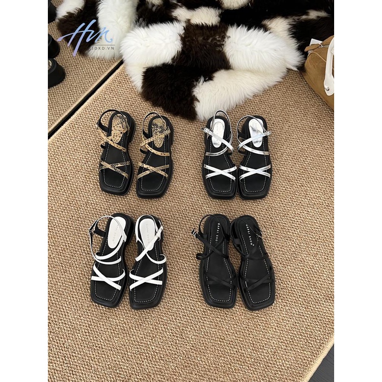Giày Sandal Đế Dày Phong Cách Roman Thời Trang Mùa Hè Cho Nữ