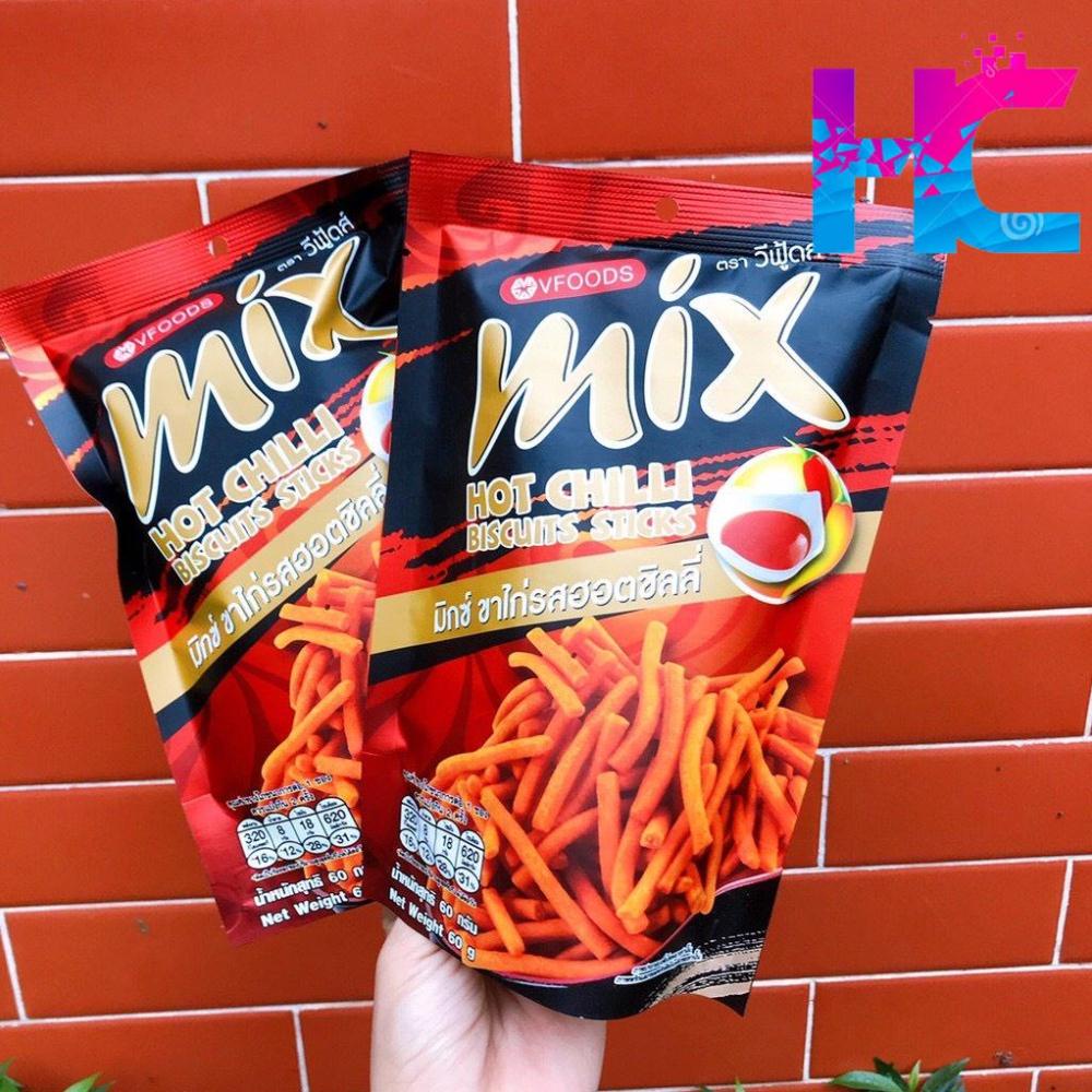 Snack bim bim que Mix Vfoods Thái Lan 60g vị tỏi ớt cay - hang_chuan