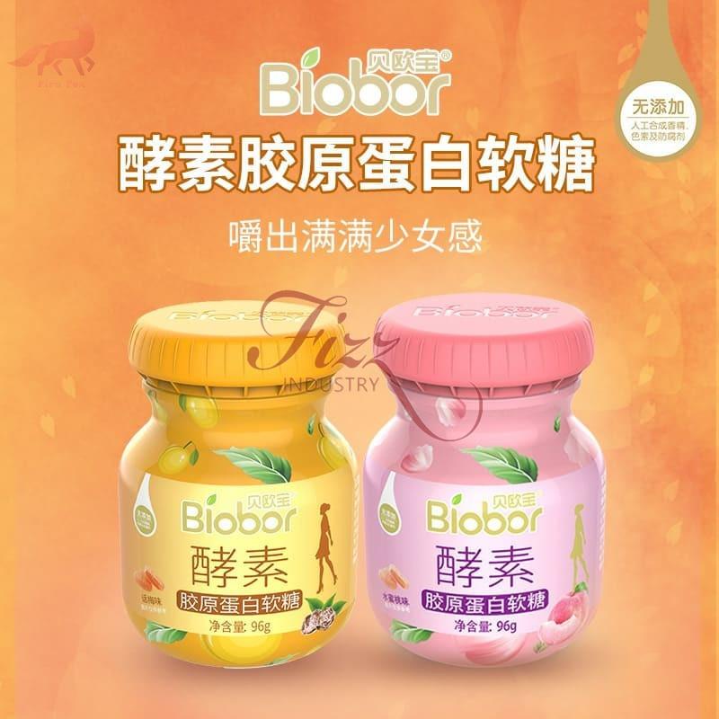 enzyme kẹo dẻo collagen đào hương vị mận snack