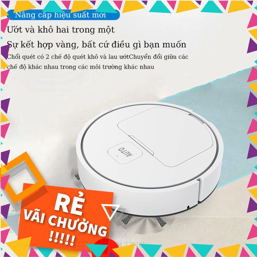 Robot Hút Bụi Thông Minh,Tự Động Phát Hiện Khi Gặp Các Vật Cản , Robot hút bụi 3 in 1( hút bụi,quét rác,lau sàn) | BigBuy360 - bigbuy360.vn