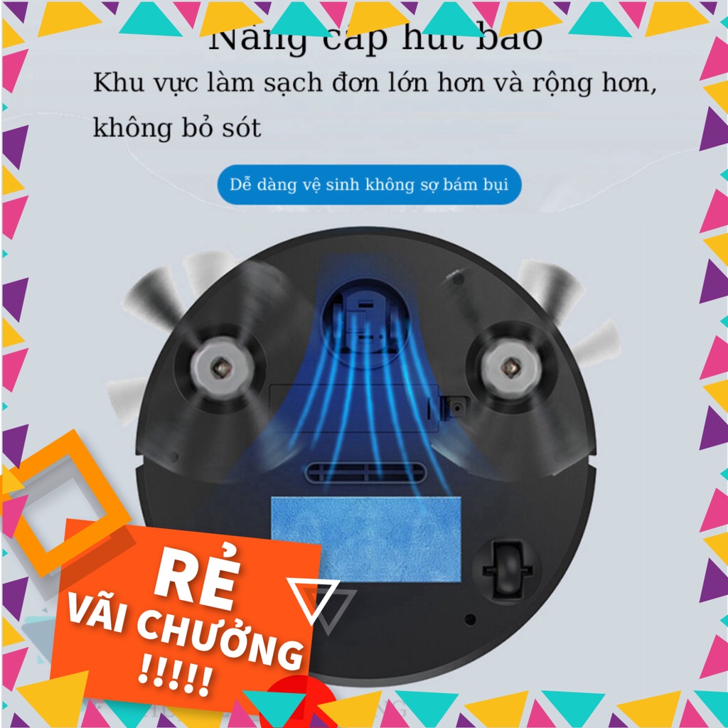Robot Hút Bụi Thông Minh,Tự Động Phát Hiện Khi Gặp Các Vật Cản , Robot hút bụi 3 in 1( hút bụi,quét rác,lau sàn) | BigBuy360 - bigbuy360.vn