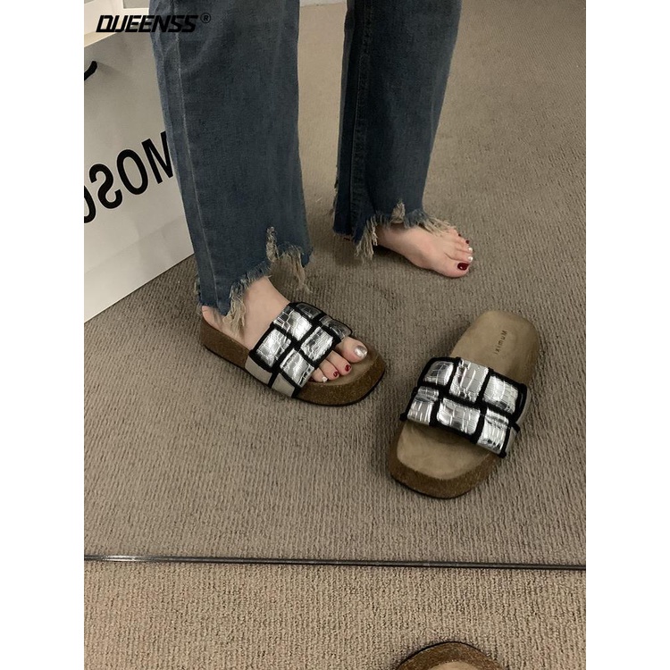 Dép Lê Đế Dày Thời Trang Mùa Hè 2023 Phong Cách Mới Cho Nữ