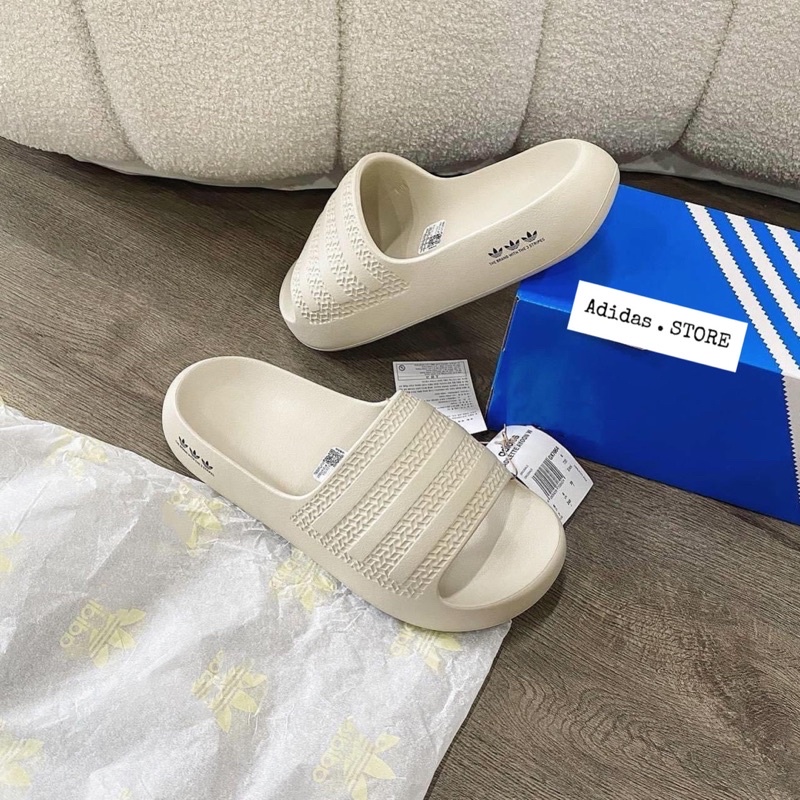 Dép Adidas Adilette Ayoon Beige 💙 Dép Đi biển