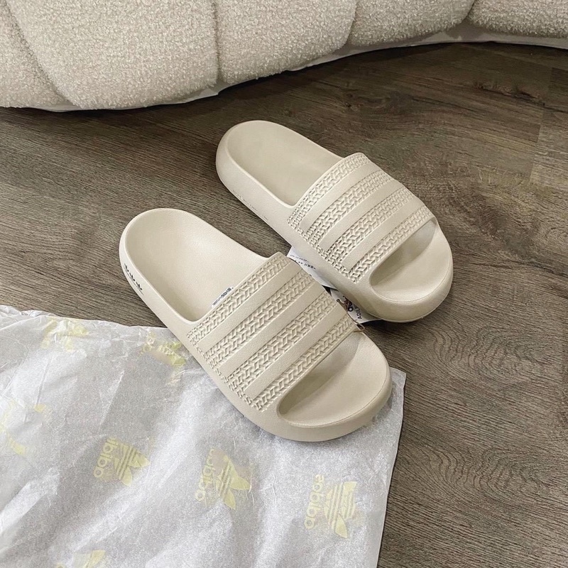 Dép Adidas Adilette Ayoon Beige 💙 Dép Đi biển