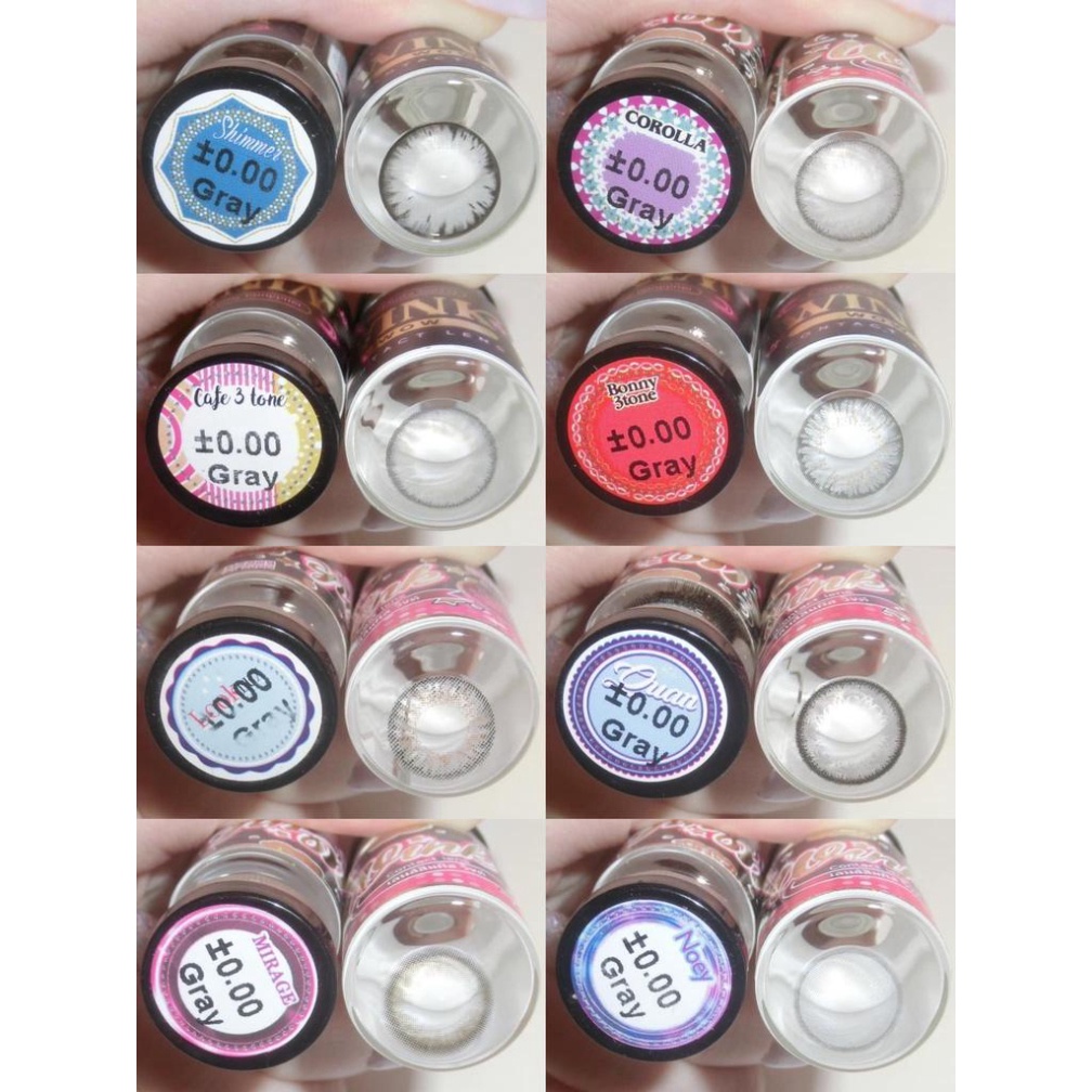 40 Mẫu Lens Xám Tây - Kính Áp Tròng Chính Hãng Thái Lan [Dùng 1 Năm]