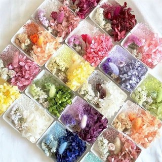 Hoa khô- trang trí cô dâu hoặc làm handmade- hộp mix trộn theo tông màu