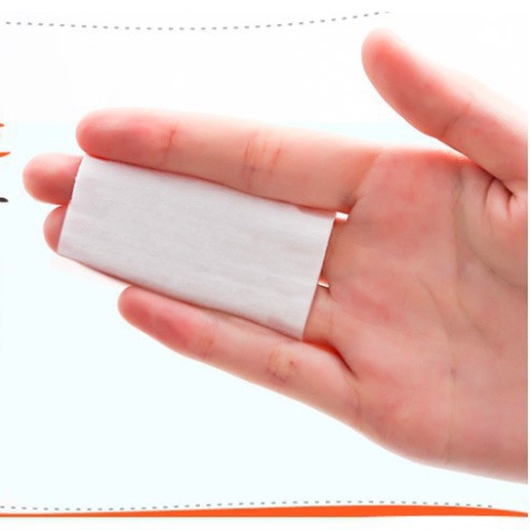 Bông Tẩy trang làm sạch mỹ phẩm 3 lớp cotton túi 222 miếng mềm mại và mượt mà chính hãng - Khăn Lau Làm sạch mỹ phẩm