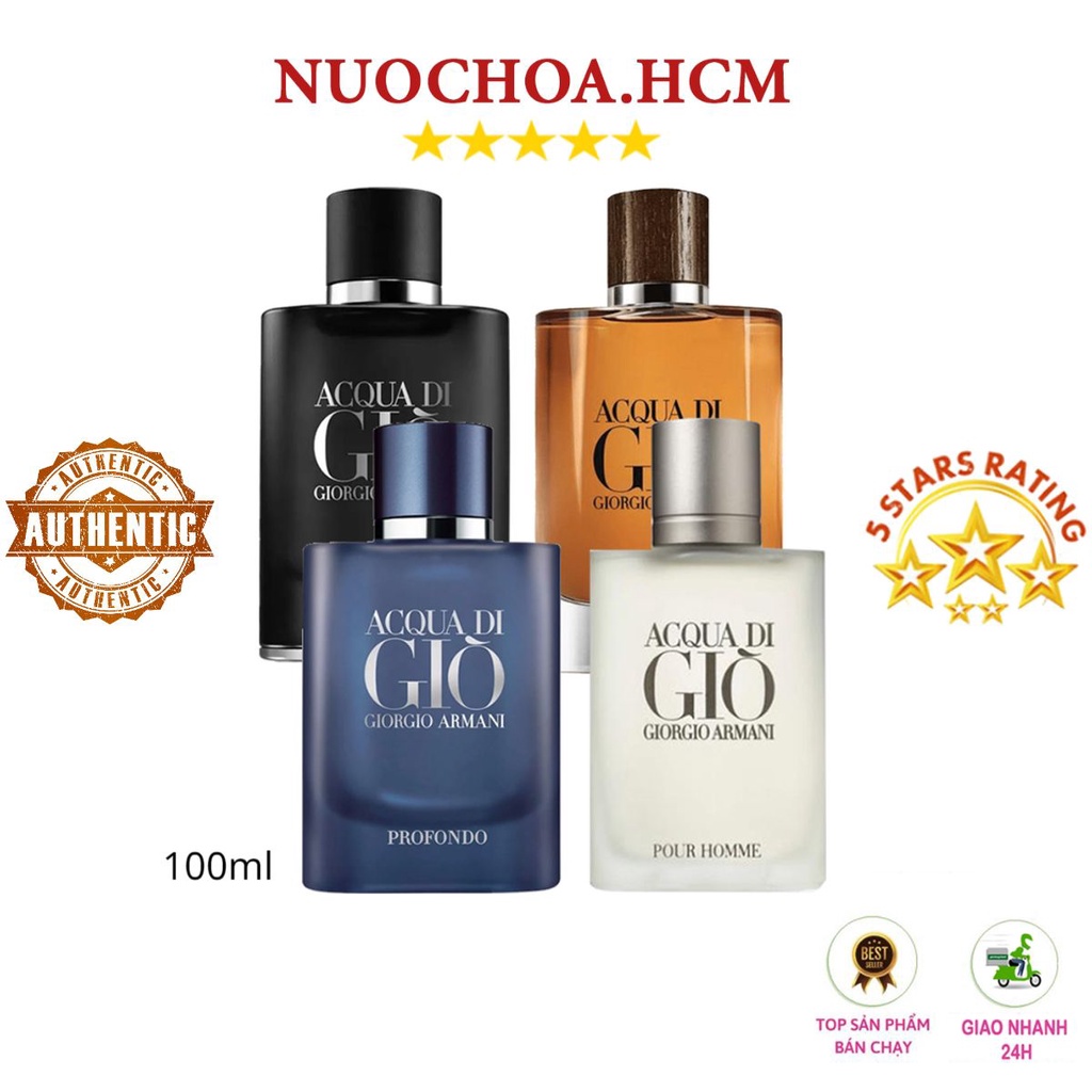 Nước Hoa Nam Aqua Di Giò , dầu thơm lâu body 100ml hương thơm cuốn hút nam tính tự nhiên T90 - NUOCHOA.HCM
