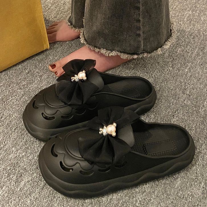 Dép Quai Ngang Đế Mềm Dày Dặn Phong Cách Hàn Quốc Thời Trang Mùa Hè Xinh Xắn Cho Nữ