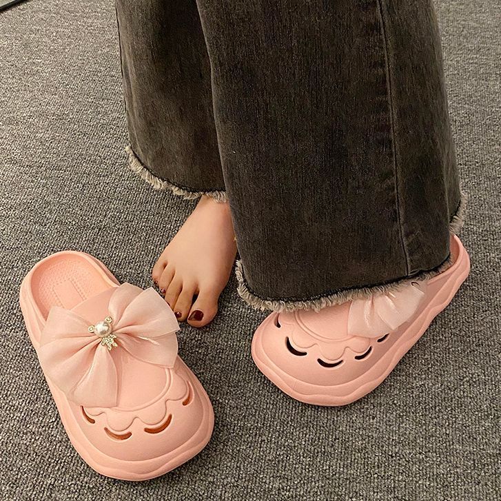 Dép Quai Ngang Đế Mềm Dày Dặn Phong Cách Hàn Quốc Thời Trang Mùa Hè Xinh Xắn Cho Nữ