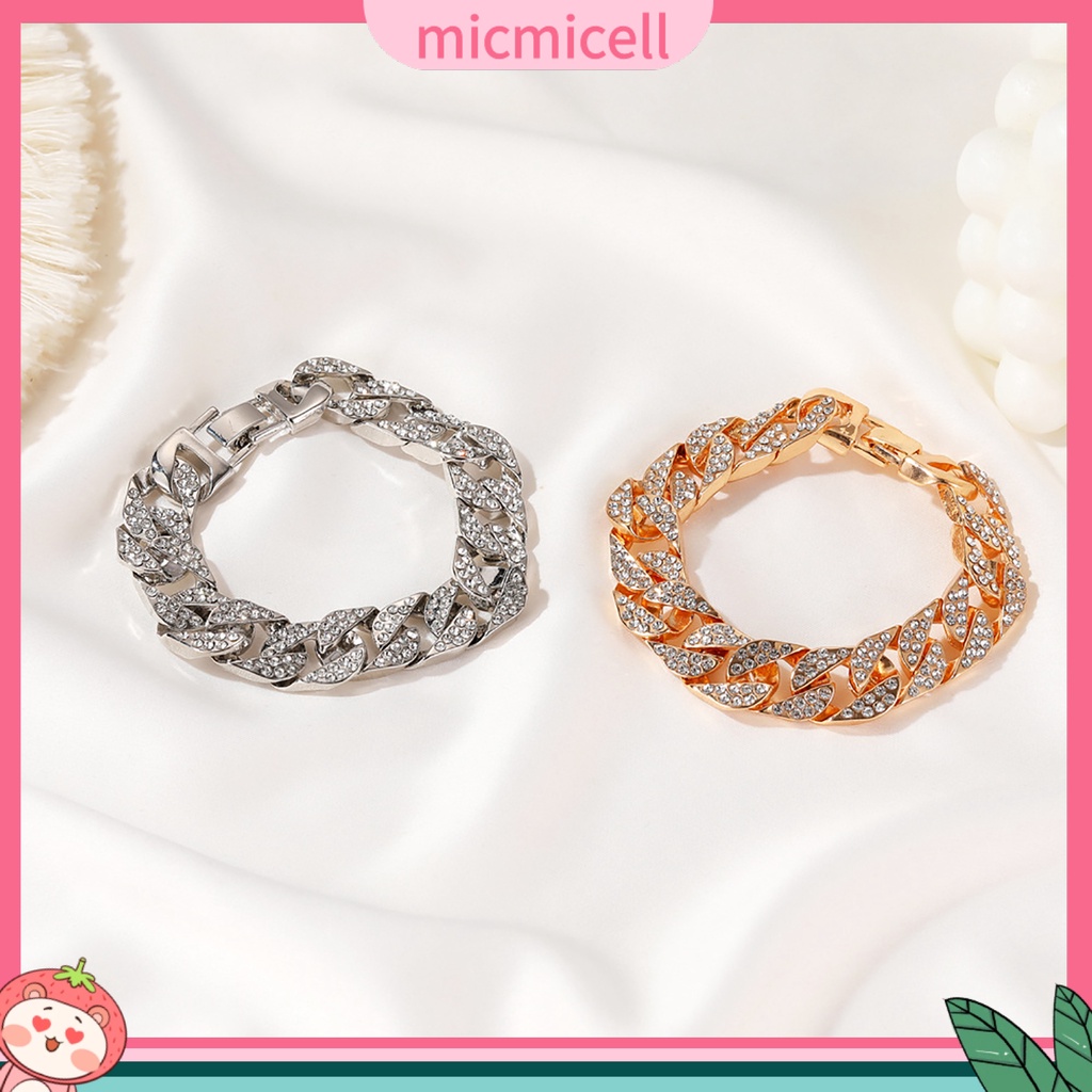 Vòng tay đính đá phong cách Cuba thời trang cho nữ