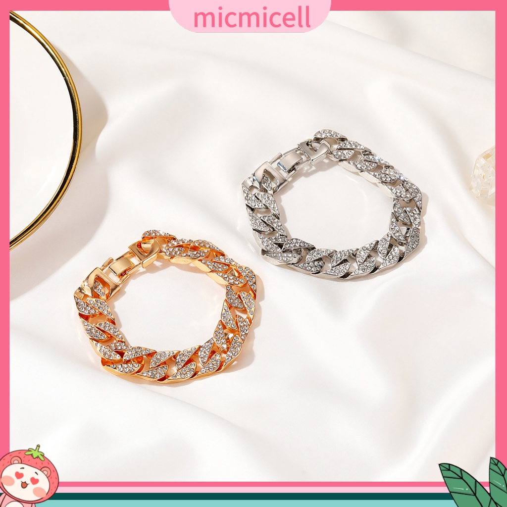 Vòng tay đính đá phong cách Cuba thời trang cho nữ