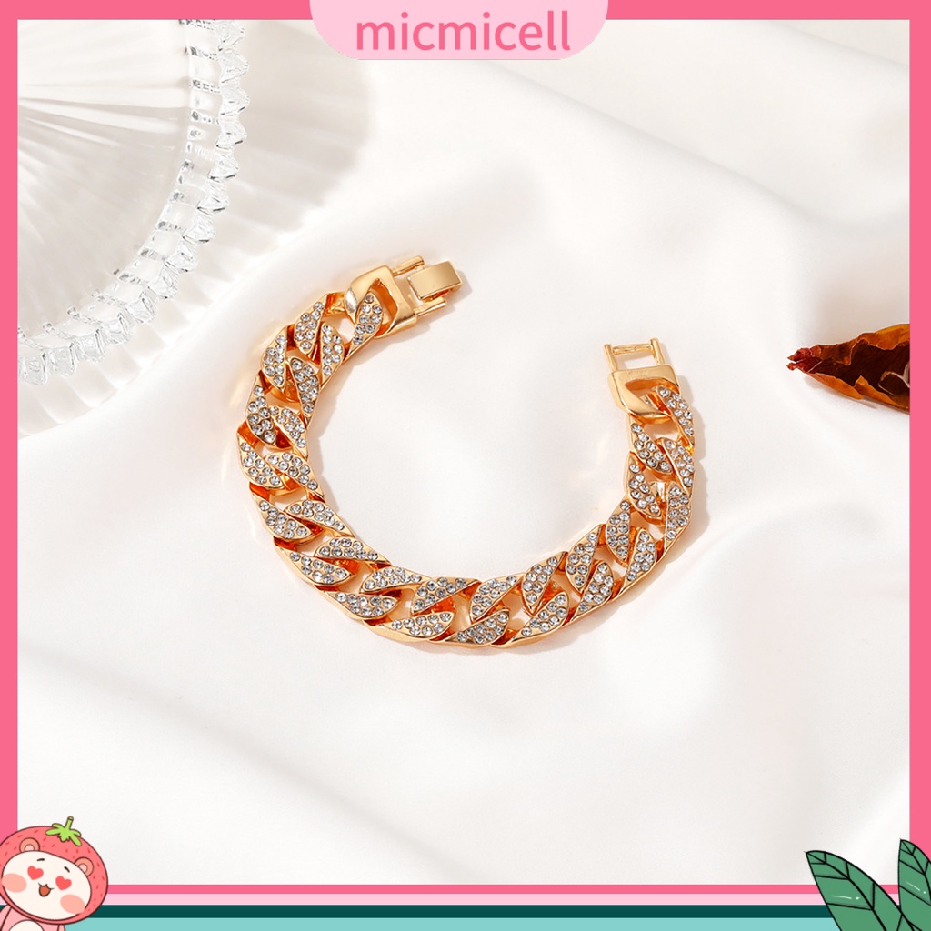 Vòng tay đính đá phong cách Cuba thời trang cho nữ