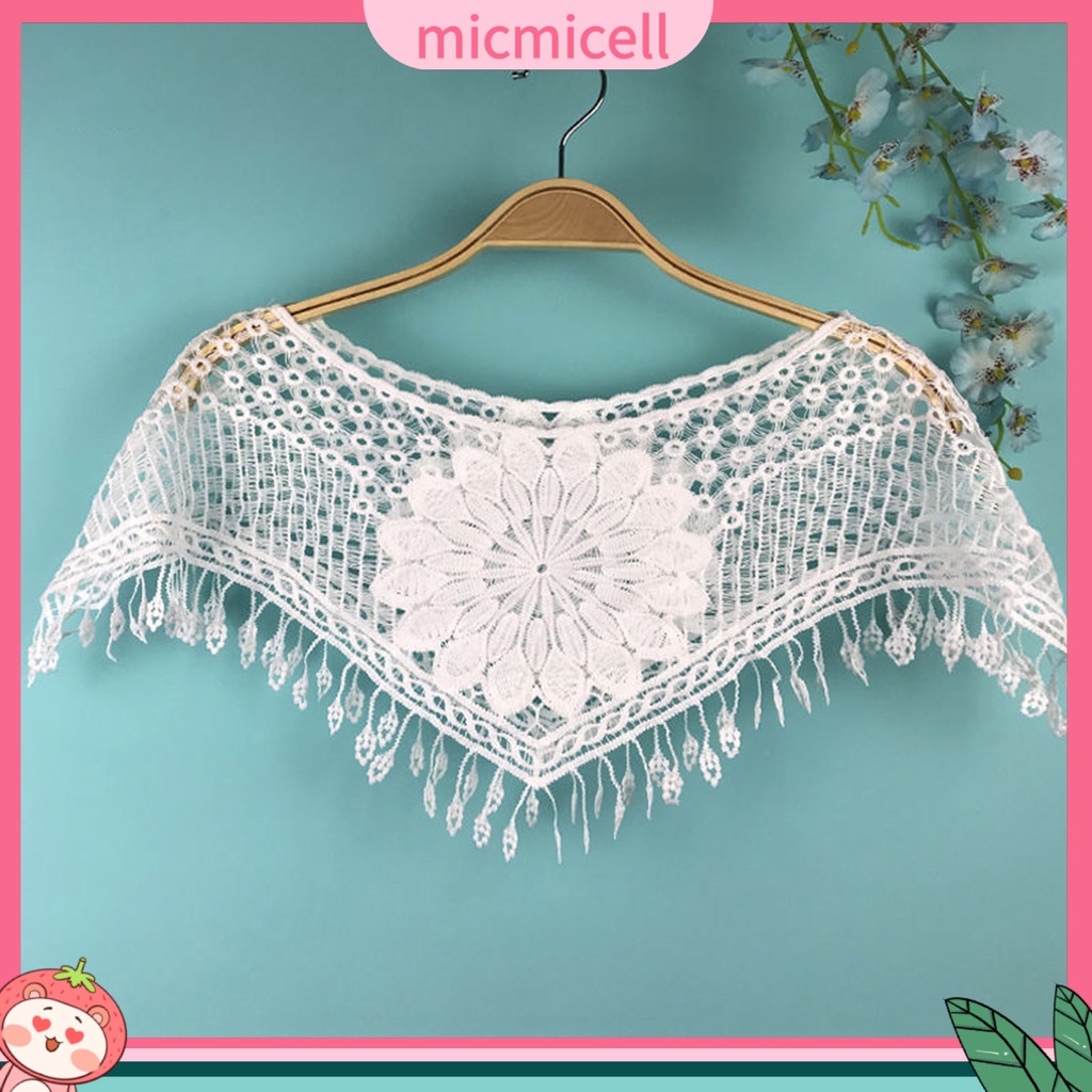 MICMICELL| Áo Lửng Phối Ren Xuyên Thấu Thời Trang Công Sở Cho Nữ