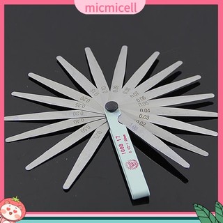 MICMICELL| Bộ 17 tấm thước lá dùng đo khe hở 0.02-1mm