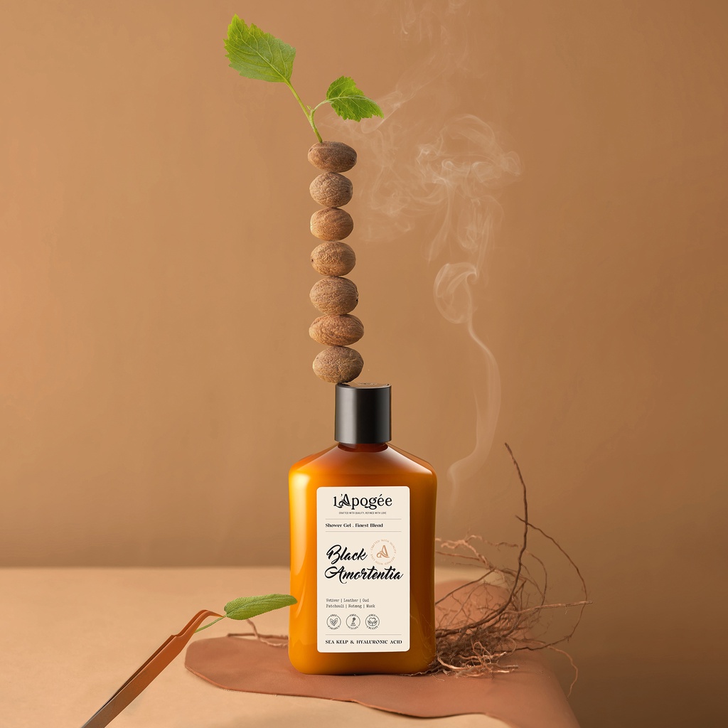 SỮA TẮM NƯỚC HOA CHO DA NHẠY CẢM BLACK AMORTENTIA DUNG TÍCH 350ML CHÍNH HÃNG L'APOGÉE