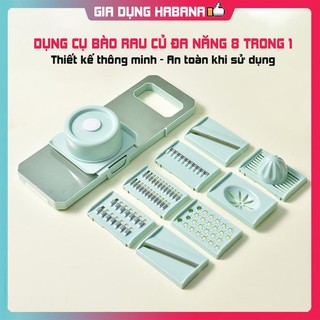 Dụng cụ bào rau củ đa năng 8 trong 1 - thiết kế thông minh - an toàn khi sử dụng