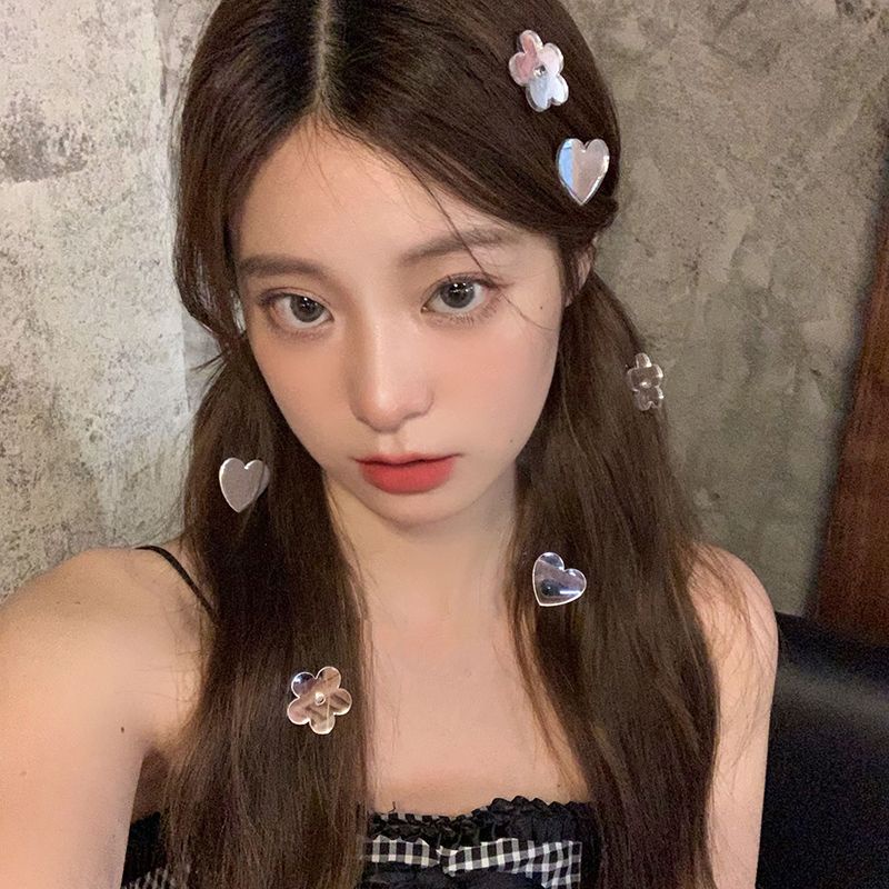 Kẹp Tóc Nữ Hình Hoa / Trái Tim Thời Trang Mùa Hè Xinh Xắn