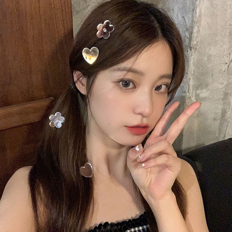 Kẹp Tóc Nữ Hình Hoa / Trái Tim Thời Trang Mùa Hè Xinh Xắn
