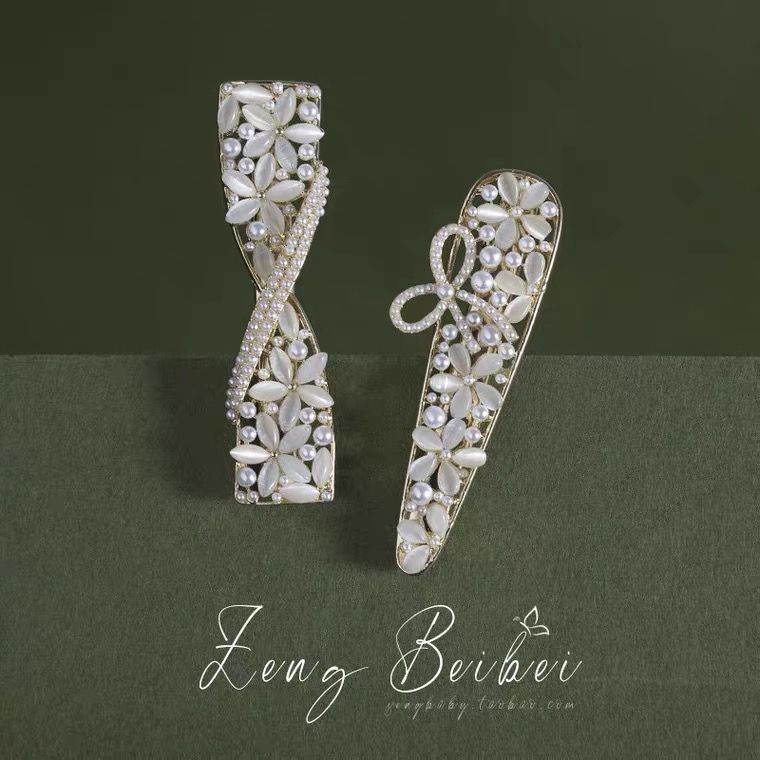 Kẹp Tóc Đính Nơ Mắt Mèo Thời Trang Cao Cấp