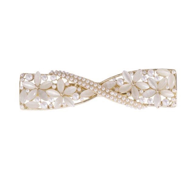 Kẹp Tóc Đính Nơ Mắt Mèo Thời Trang Cao Cấp