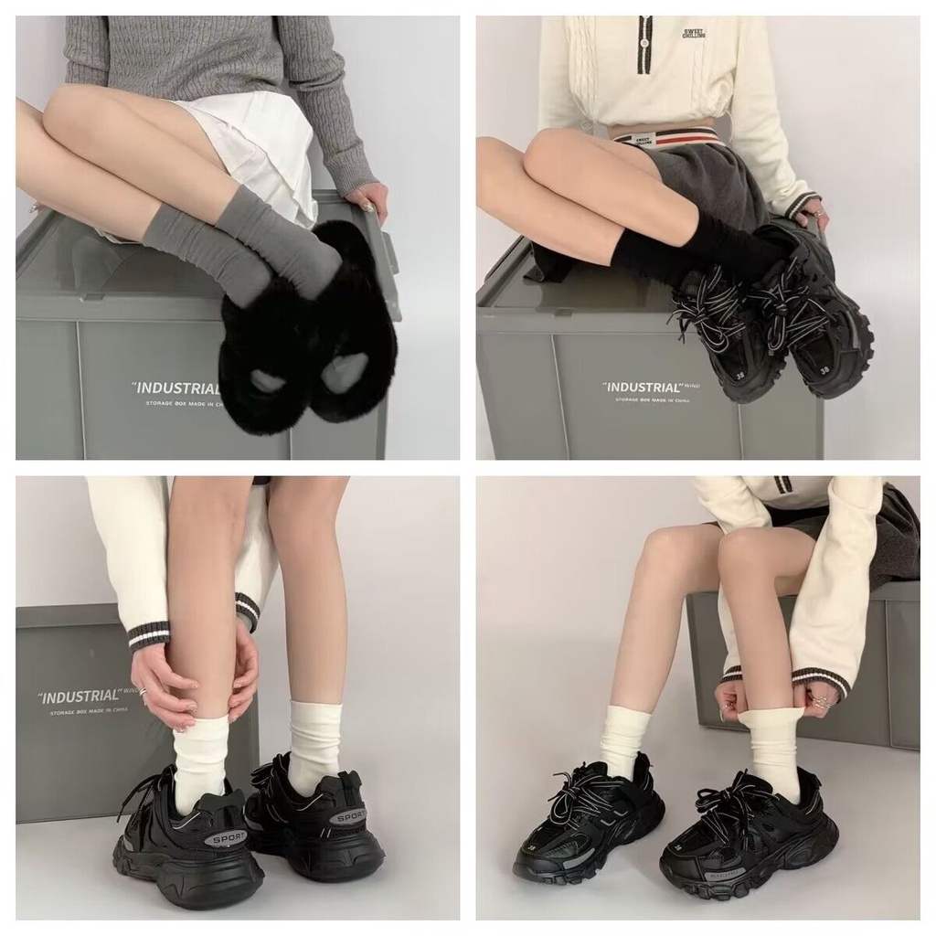 Vớ Cotton Mỏng Cổ Thấp Màu Sắc Trơn Thời Trang Mùa Hè Dễ Phối Đồ