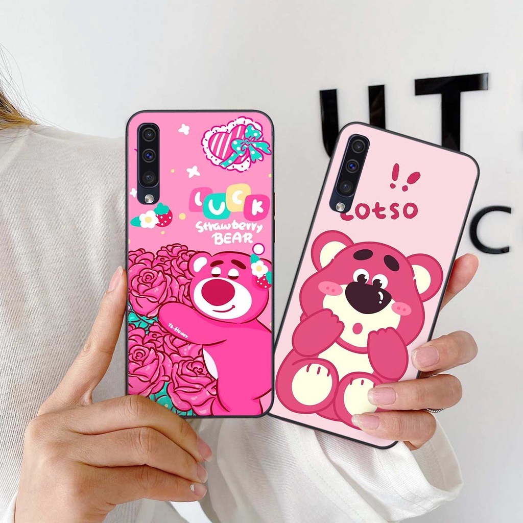 Ốp Samsung A30s / A50 / A50s / A70 phong cách nice sweet bear gấu dâu lotso hot trend thời trang
