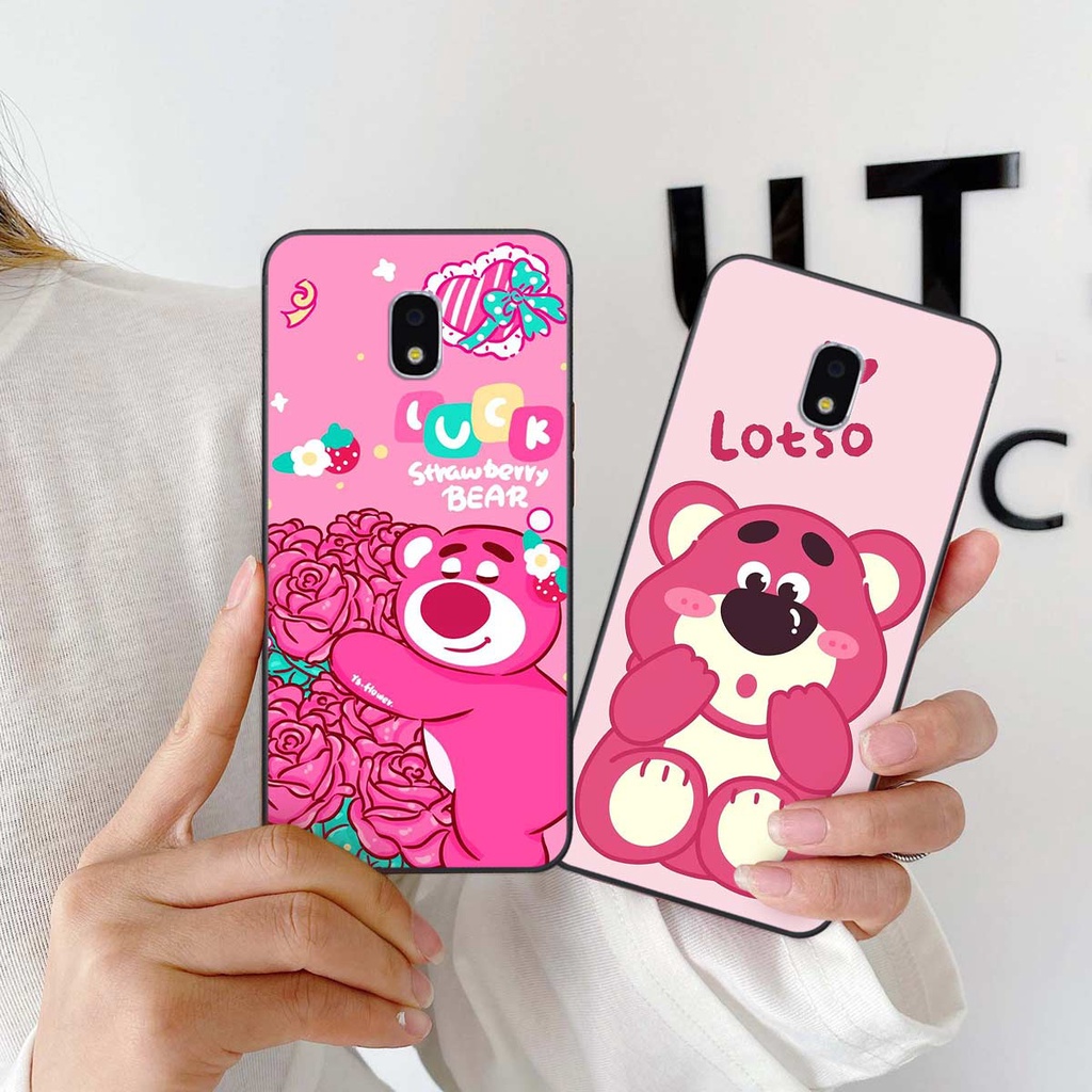 Ốp Samsung J3 Pro phong cách nice sweet bear gấu dâu lotso hot trend thời trang