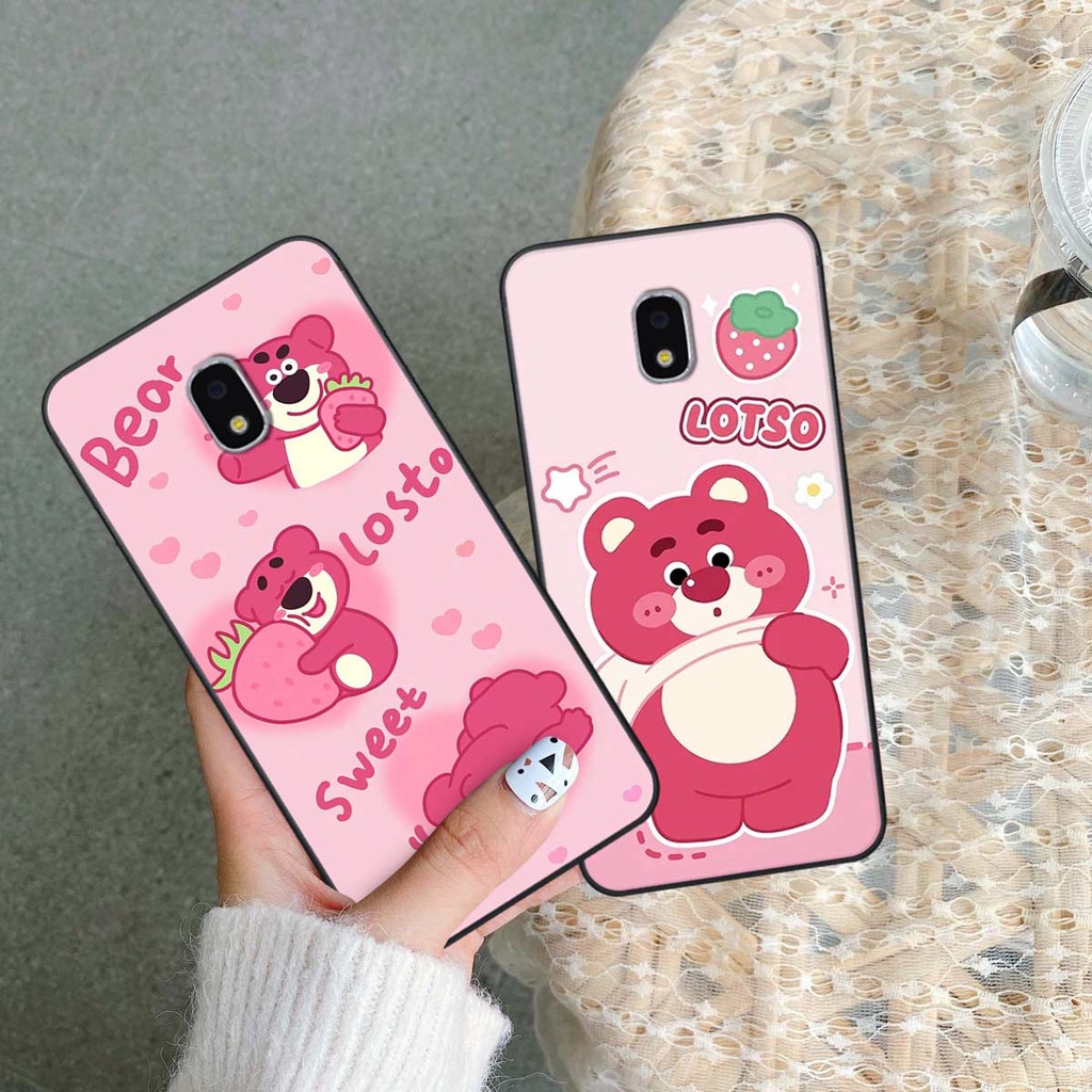Ốp Samsung J3 Pro phong cách nice sweet bear gấu dâu lotso hot trend thời trang