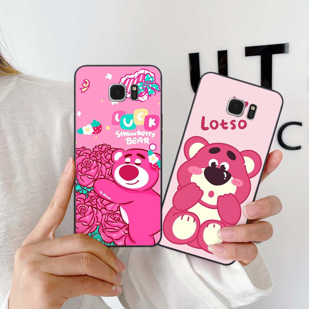 Ốp Samsung S6 / S6 EDGE / S7 / S7 EDGE phong cách nice sweet bear gấu dâu lotso hot trend thời trang