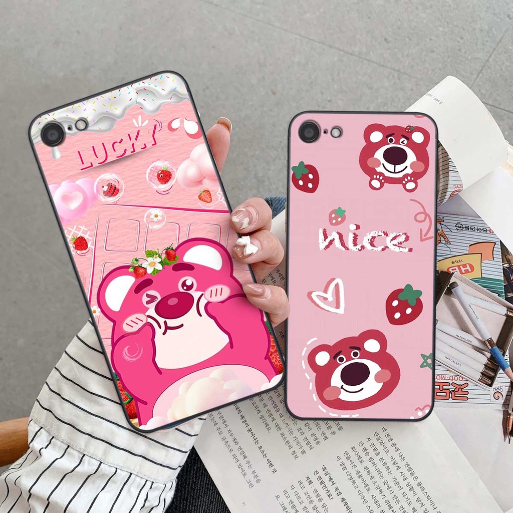 Ốp Oppo A71 / A83 phong cách nice sweet bear gấu dâu lotso hot trend thời trang
