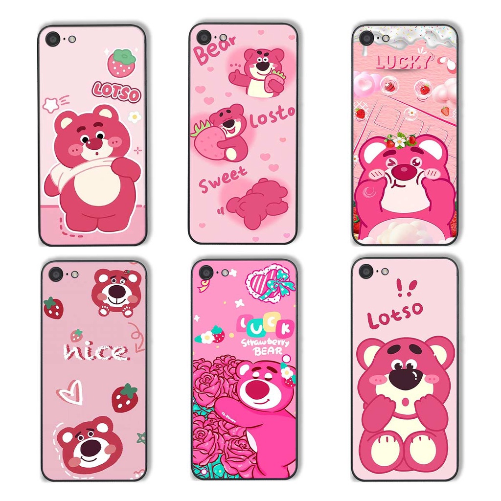 Ốp Oppo A71 / A83 phong cách nice sweet bear gấu dâu lotso hot trend thời trang
