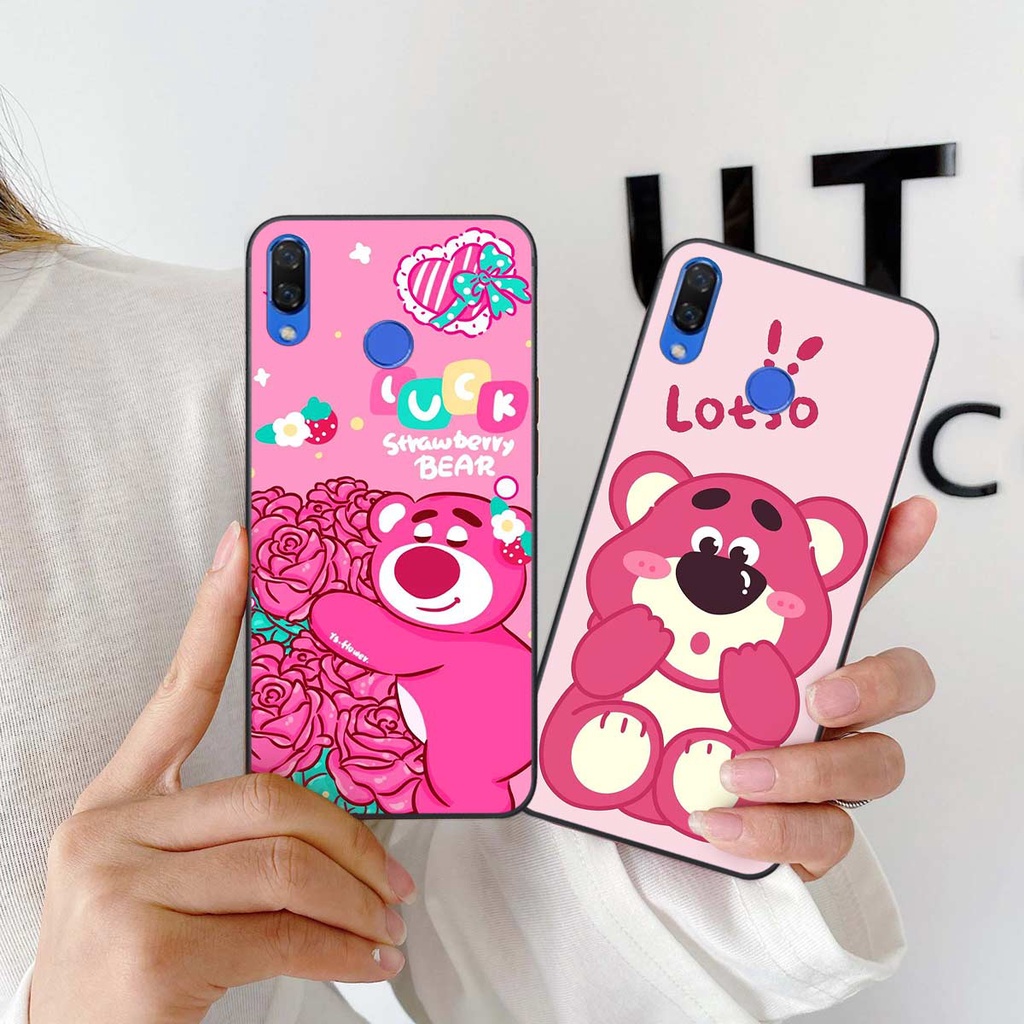 Ốp Huawei Nova 3 / Nova 3i phong cách nice sweet bear gấu dâu lotso hot trend thời trang