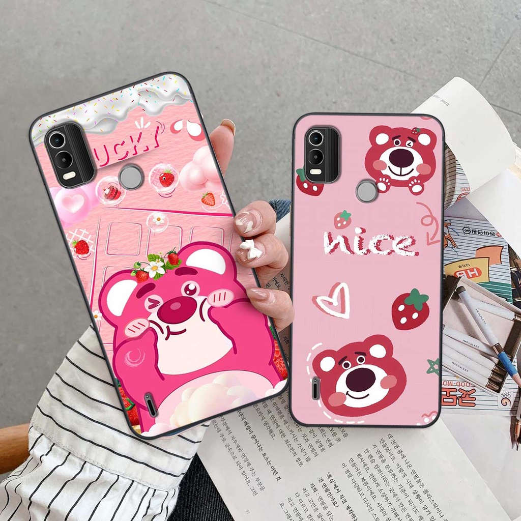 Ốp Nokia C21 Plus / C31 phong cách nice sweet bear gấu dâu lotso hot trend thời trang