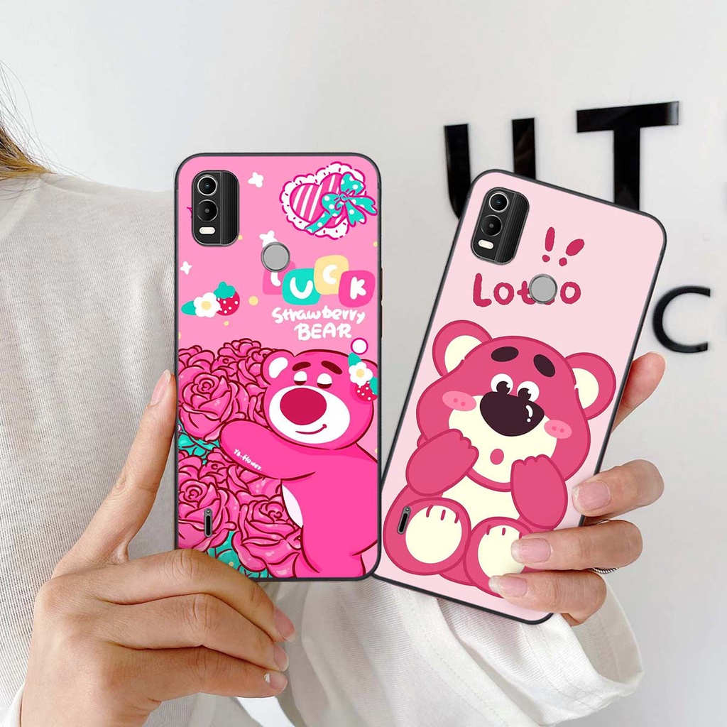 Ốp Nokia C21 Plus / C31 phong cách nice sweet bear gấu dâu lotso hot trend thời trang