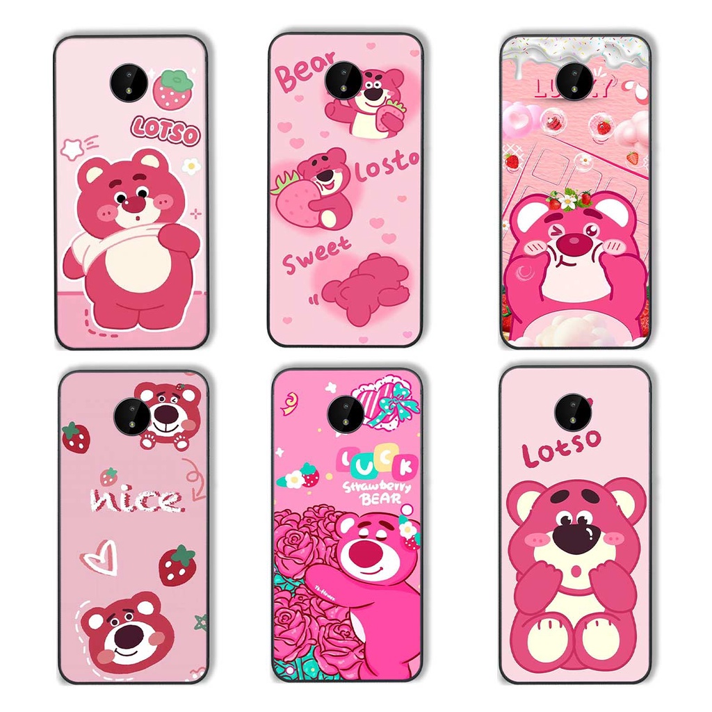 Ốp Nokia C10 / C20 phong cách nice sweet bear gấu dâu lotso hot trend thời trang