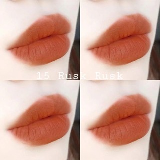 Son Romand Zero 15 cam cháy (son kem lì Romand Zero Velvet Tint)